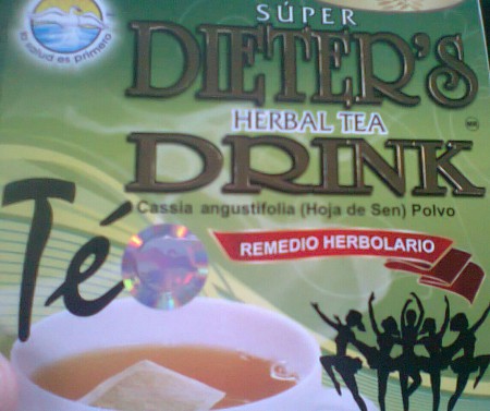 Laxante y auxiliar en la reducción de talla y peso